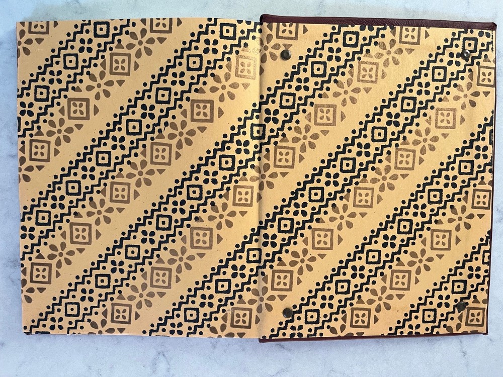 Copper Printed Shells notebook/journal (new)