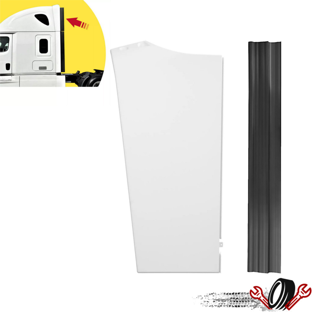 For Freightliner Cascadia 2008-2020 Left Side Upper Sleeper Fairing & Extension