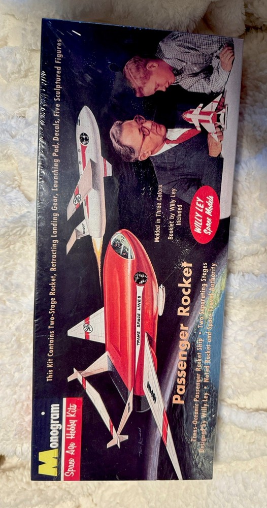 SEALED 1996 Monogram WILLY LEY Passenger Rocket - Heritage Edition Kit 85-6841
