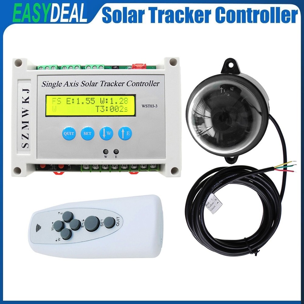 Single Axis Solar Tracker Controller &Remote Control for Solar Panel Tracking EL