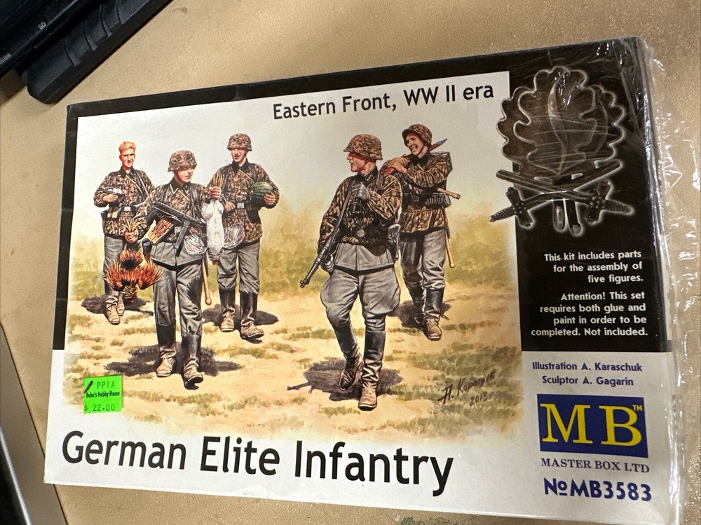 Master Box Ltd 3583 1/35 Scale German Elite Infantry Eastern Front WWII