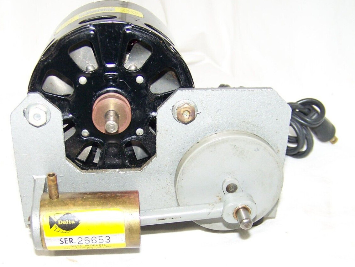 Vintage DELTA DELUXE PISTON PUMP Aquarium Piston Air Pump