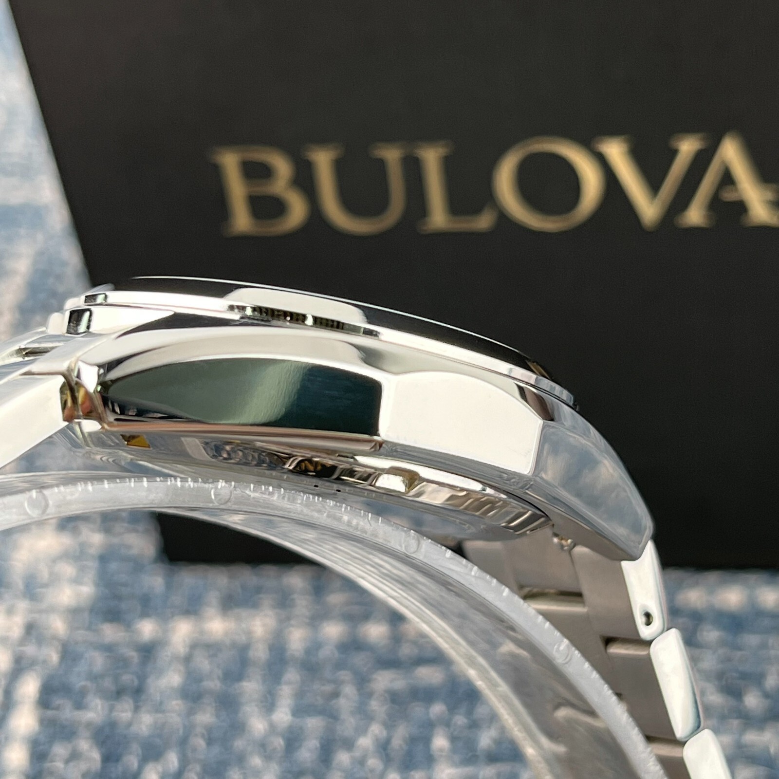 Bulova Surveyor 98B422 Red Dial Stainless Steel Automatic Men's Watch