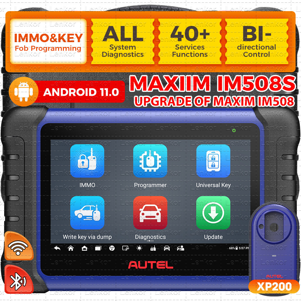 Autel MaxiIM IM508S IMMO Key Programming 2024 Diagnostic Scan Tool Android 11.0