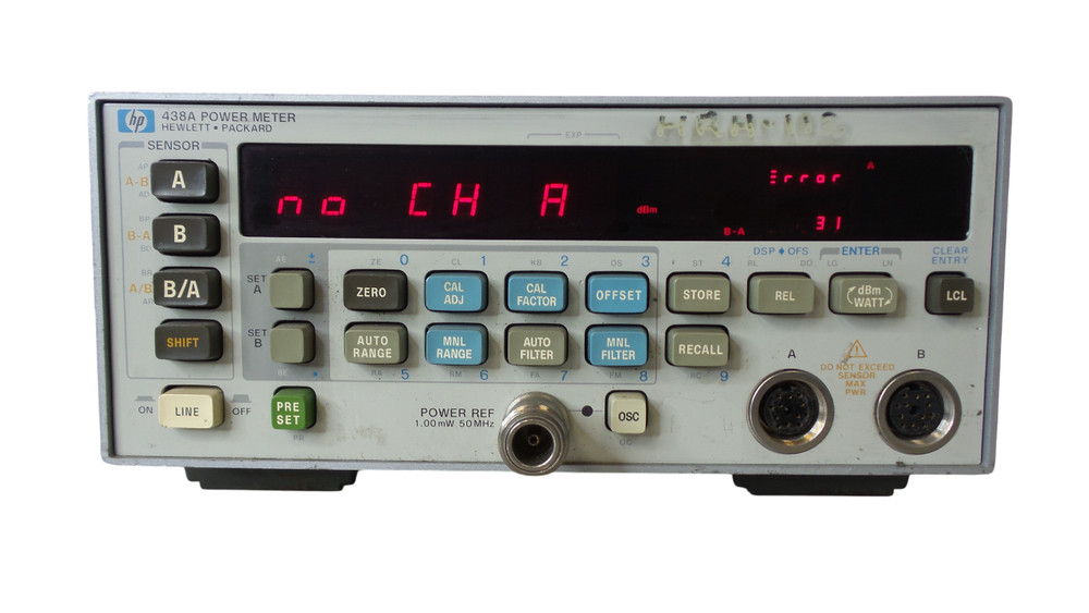 HP 438A POWER METER - Free Shipping