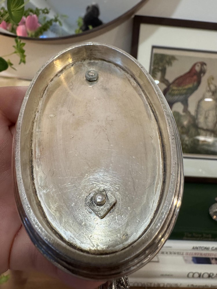 Pair of Vintage Silver Plate Lion Crest Knife Rests