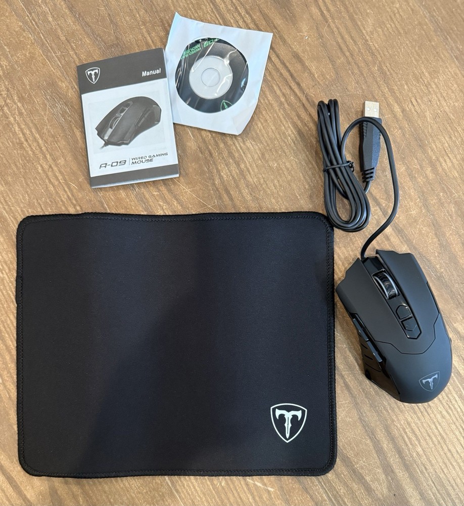 Gaming Mouse Wired, Breathing RGB LED Adjustable 7200DPI - A0064