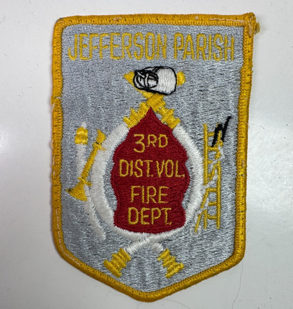 Jefferson Parish 3rd District Fire Louisiana Patch G9M
