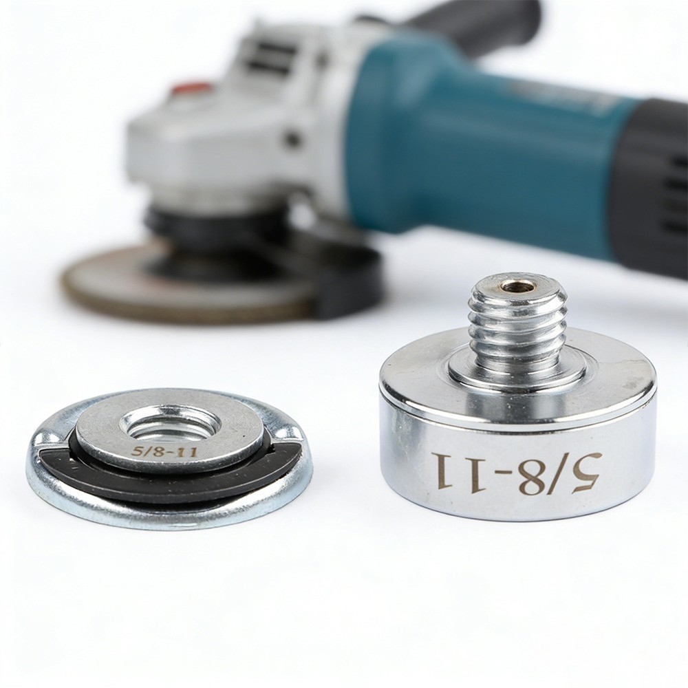 2 Piece Angle Grinder Adapter and Locking Flange Set for XLOCK 5/8 11 Thread