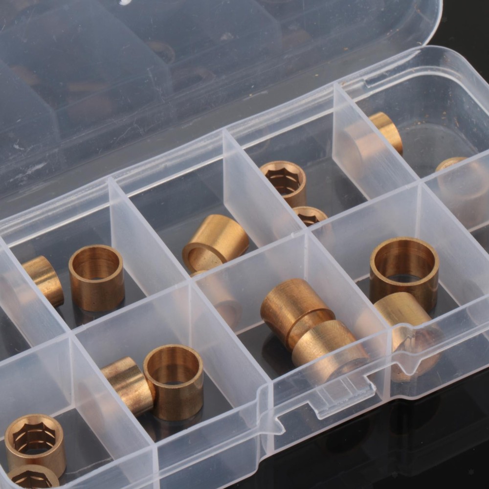 20x Copper Pool Cue Ferrules Directly Replace Easy to Install Repair Tools