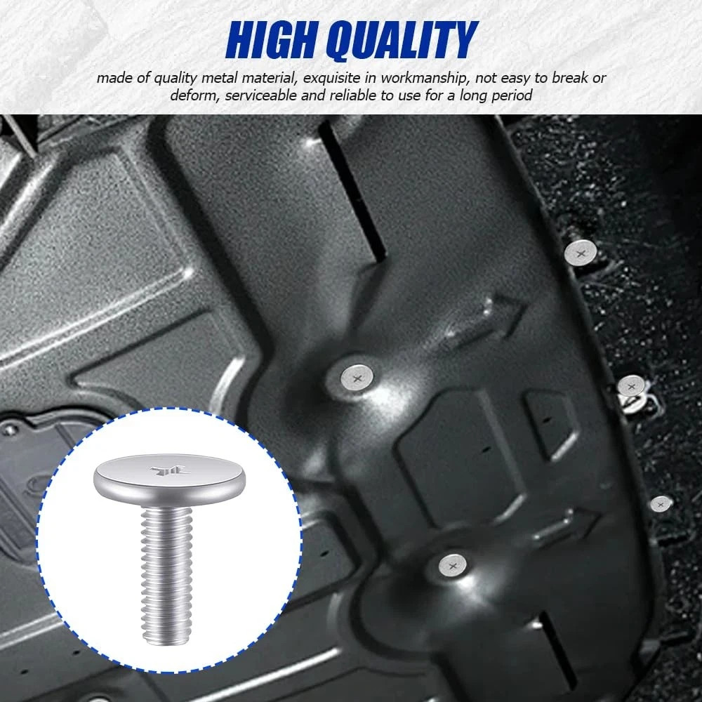 14PCS Engine Lower Cover Pin Screws, Engine Splash Shield Hardware Screw and ...