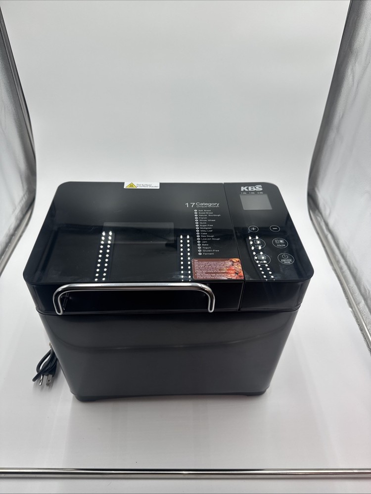 KBS MBF-010 Stainless Steel Bread Machine Maker - Tested & Works!