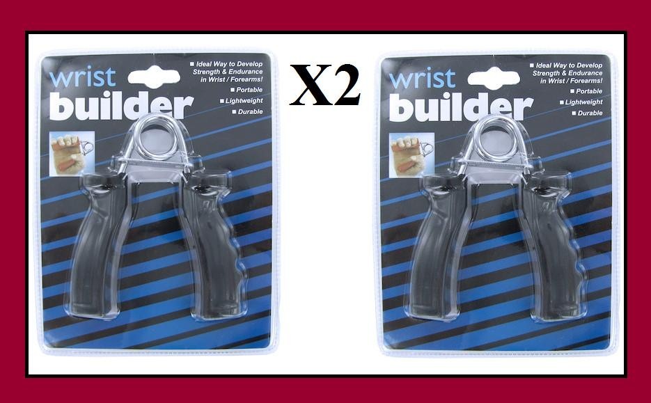 2x  Spring Hand Grip Exercise Forearm Wrist Strength & Endurance Builder
