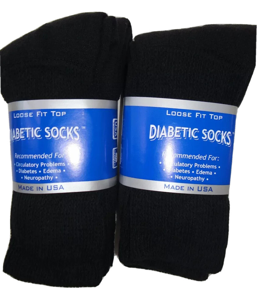 BEST QUALITY 3, 6, & 12 pairs Diabetic Socks Physician Approved MADE IN USA