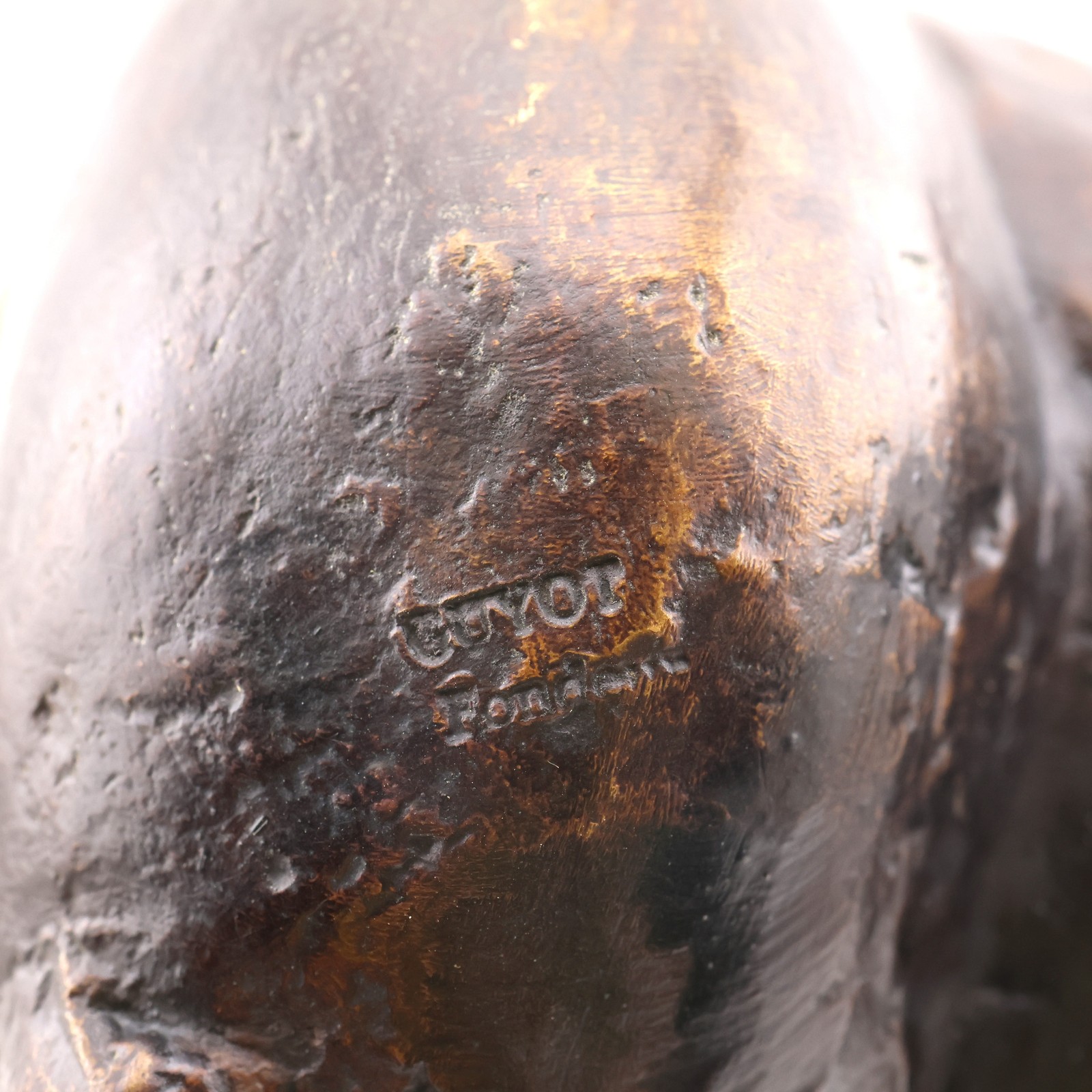 Joseph Chalef MCM Bronze Nude Sculpture Guyot Foundry