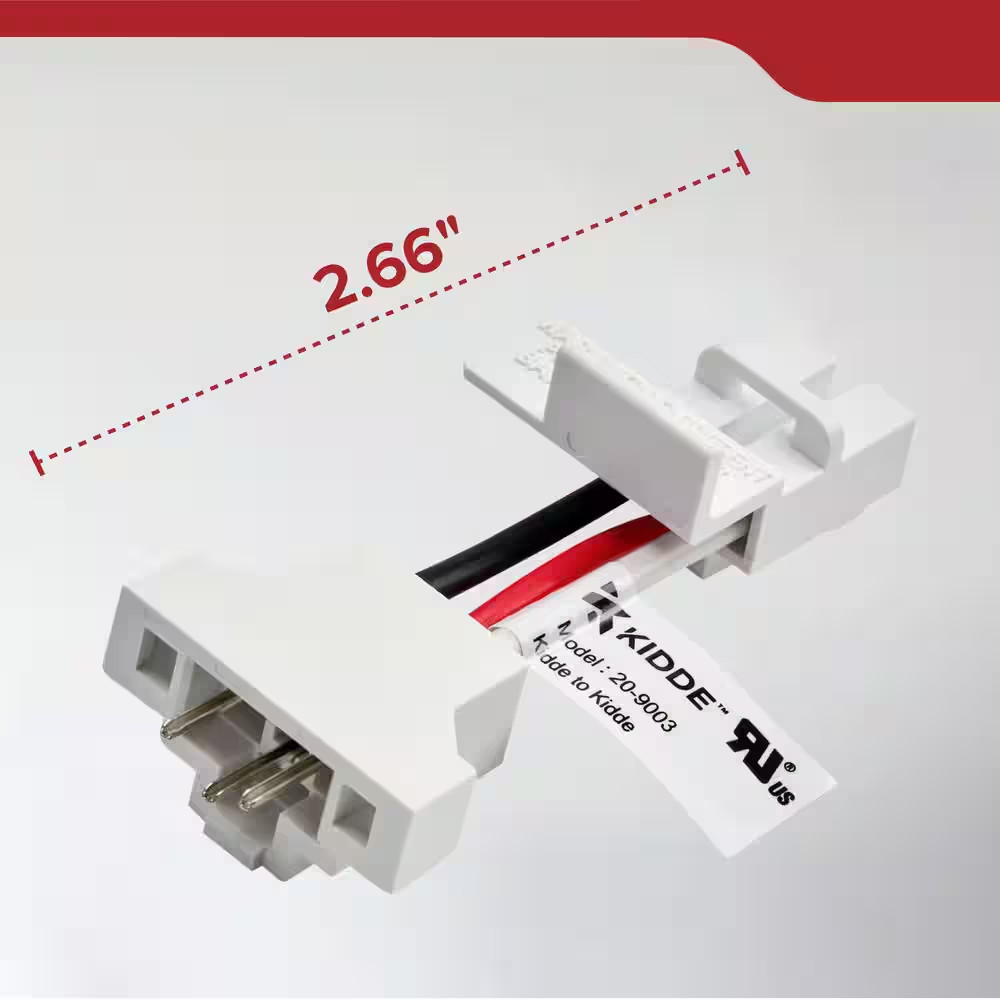 Quick Connect Wiring Adapter for Hardwired Smoke Detectors and Smoke and Carbon