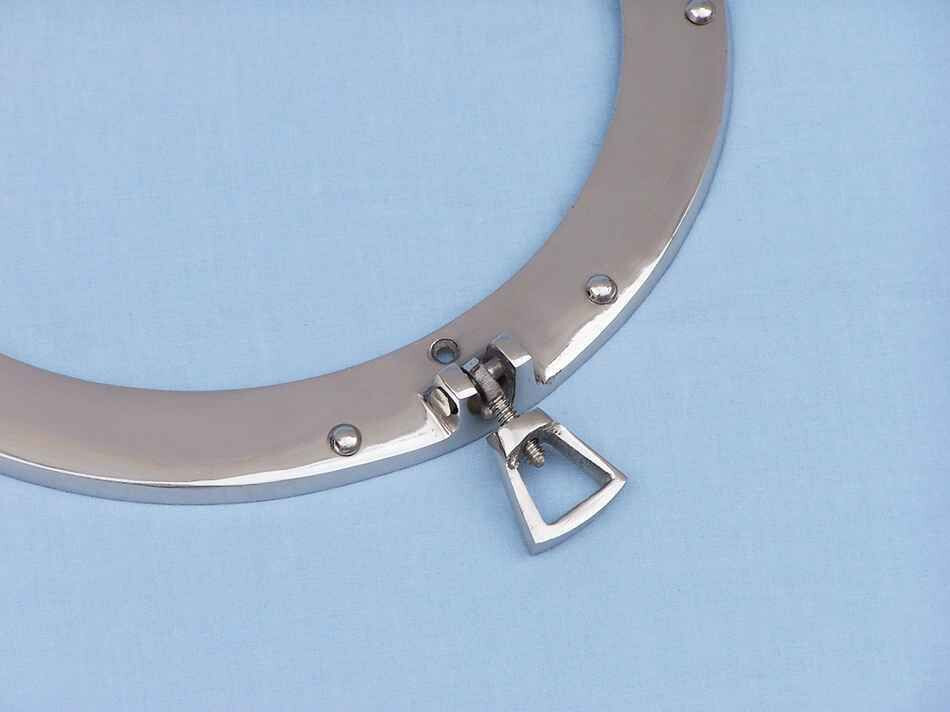 Chrome Decorative Ship Porthole Mirror 24"