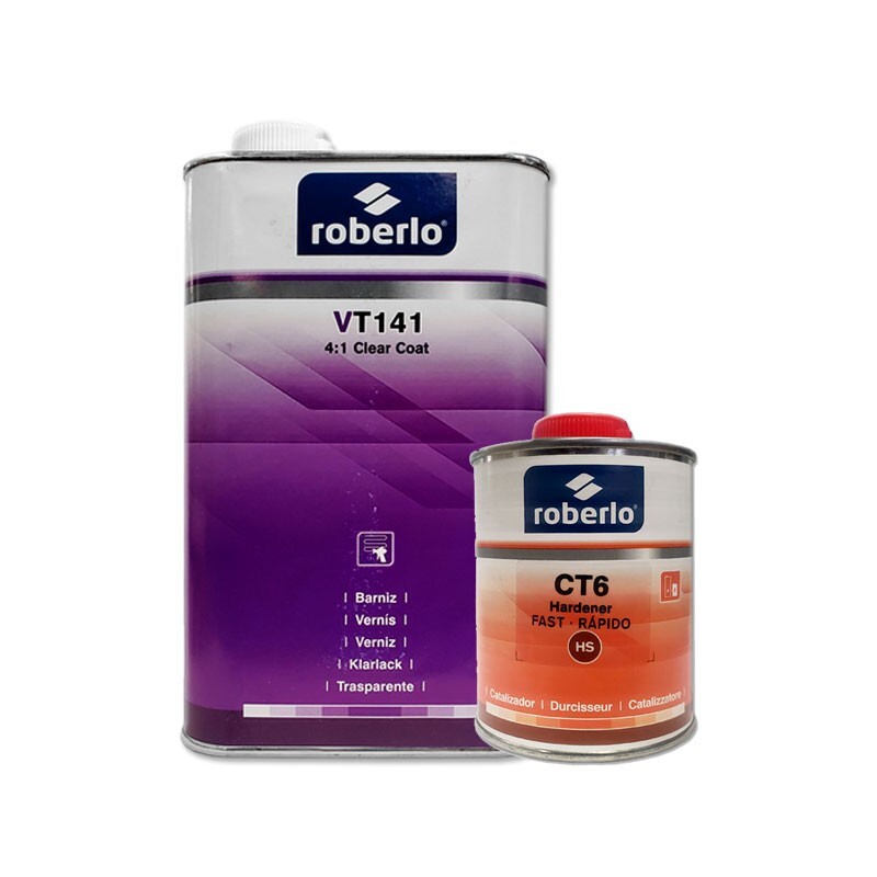 Roberlo 4:1 Medium Solids Acrylic Polyurethane Clear Coat, VT141