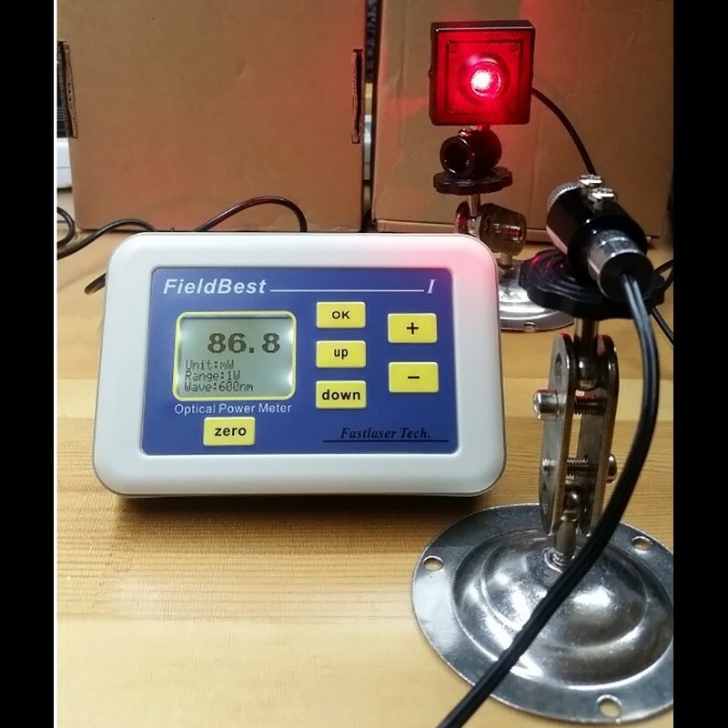 0.1mW-2W Optical Power Meter Laser Power Meter Full Wavelength