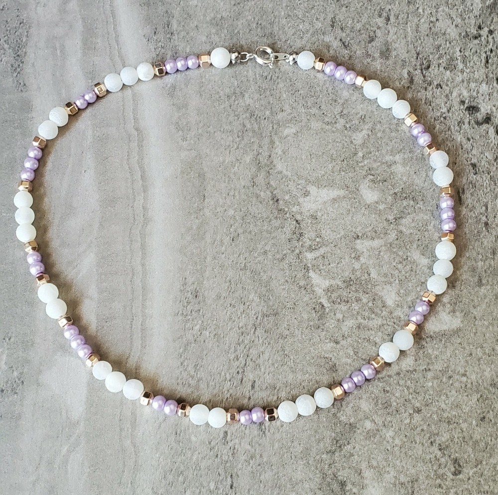 Dainty Beaded Choker Necklace