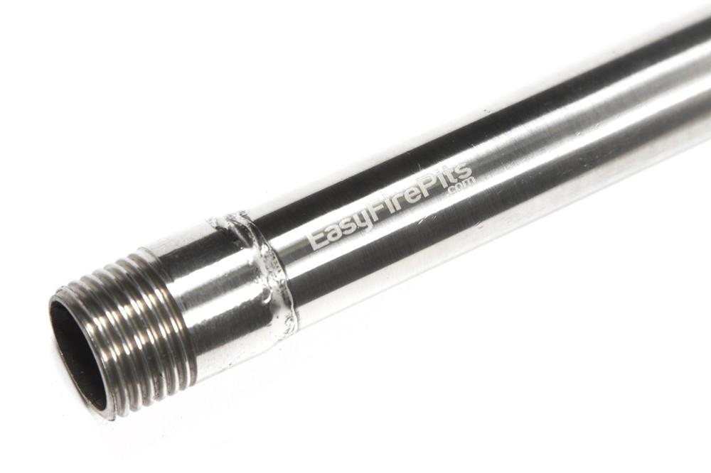 SINGLE 6″ HORIZONTAL BURNER / (316 STAINLESS LOG LIGHTER) – MODEL: B6