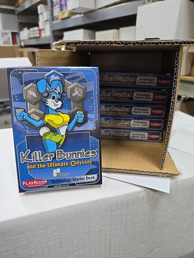 Killer Bunnies & the Ultimate Odyssey Technology Starter Deck NIB   6 Deck Case