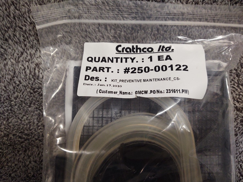Crathco Ltd. 250-00122 Preventive Maintenance Kit