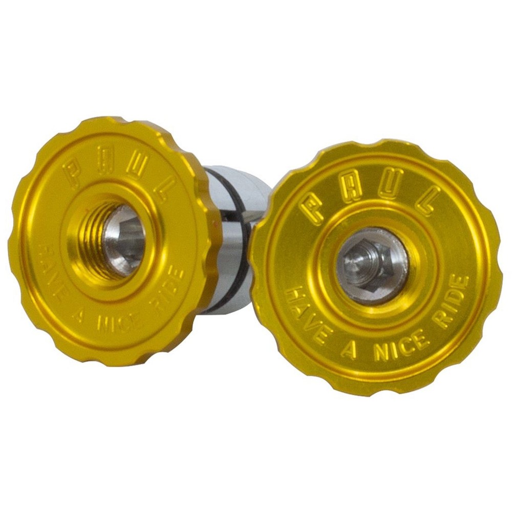 Paul Components Aluminum Bar End Plug, Gold