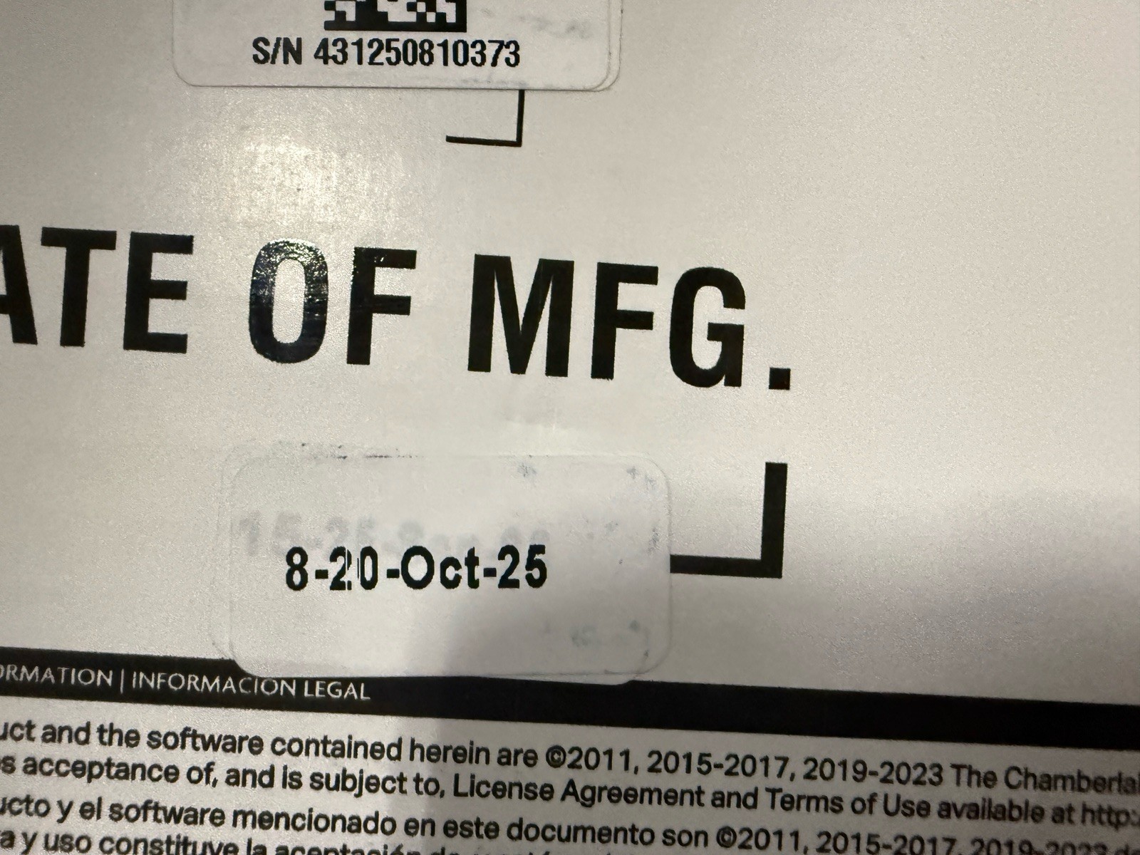 Chamberlain Garage Door Opener 3/4 HP B4505T, Quiet Drive Belt, with MYQ