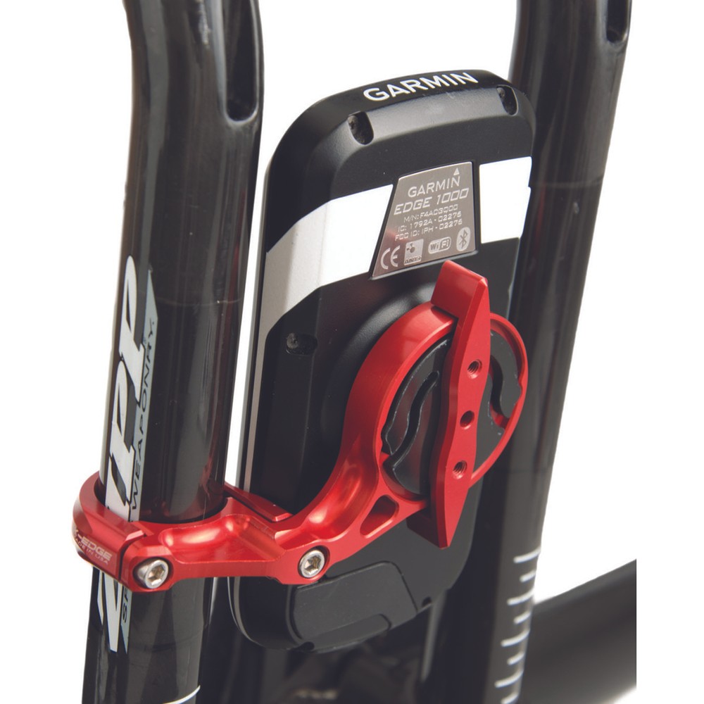 CatEye K-Edge Triathlon 22.2mm Handlebar Computer Mount - Red