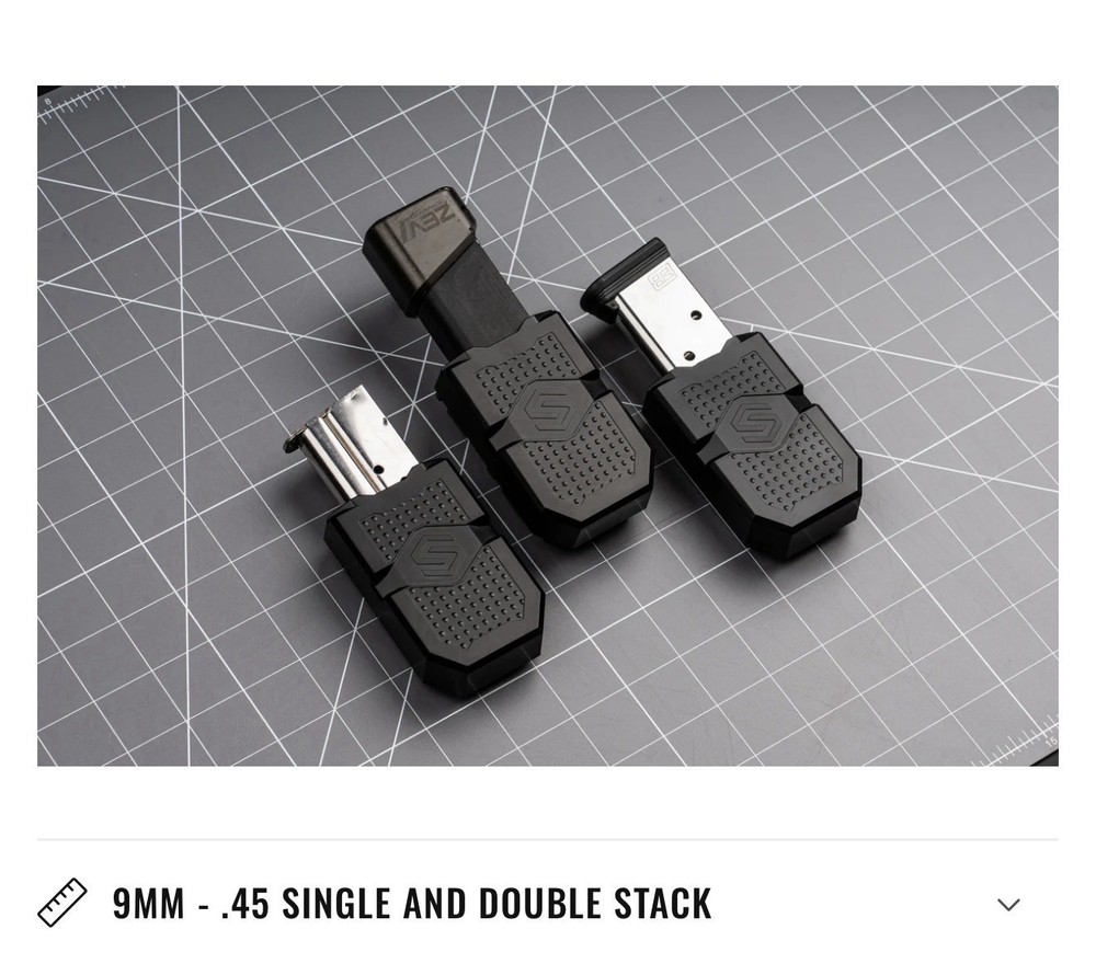 New Stopbox Universal Mag Carrier (Black) Fits Single and Double Stack Mags