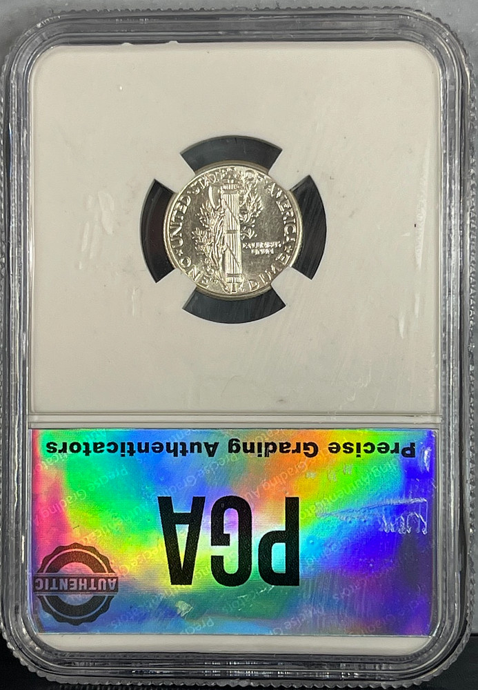 1927 Mercury Dime Slabbed HIGH Grade Full Bands