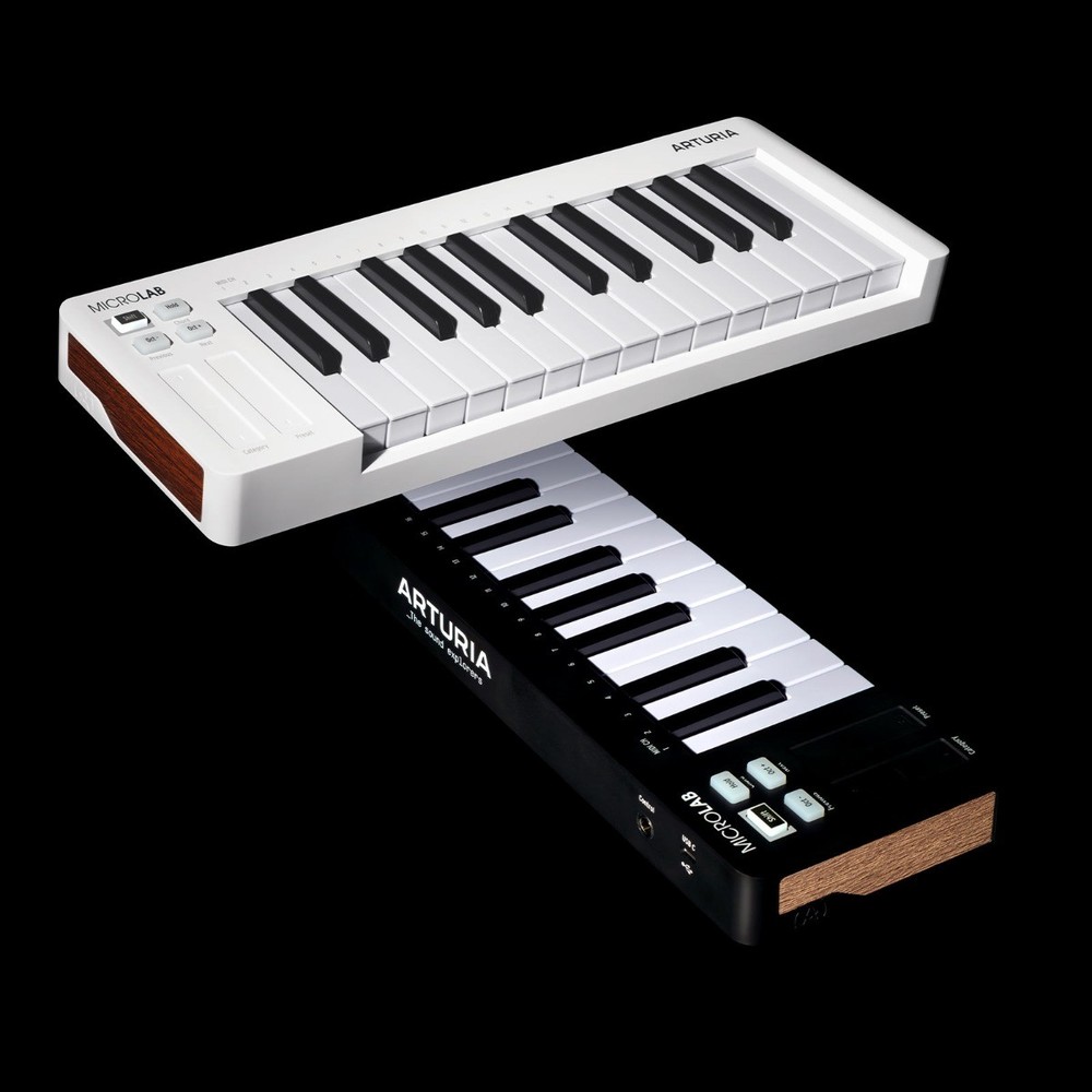 Arturia MicroLab MK3 Black Ultra-Compact MIDI Keyboard Controller