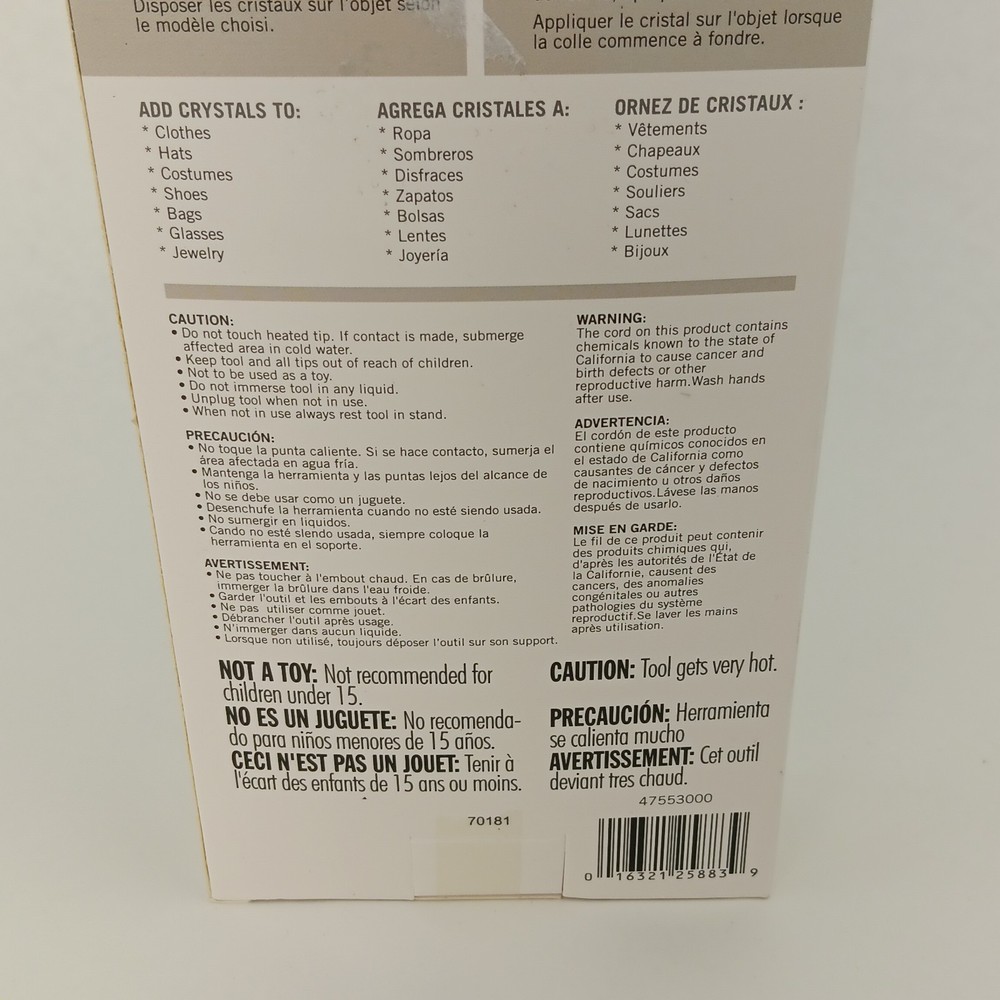 Swarovski Hotfix Crystal Styling Tool 7 Tips. Brand New