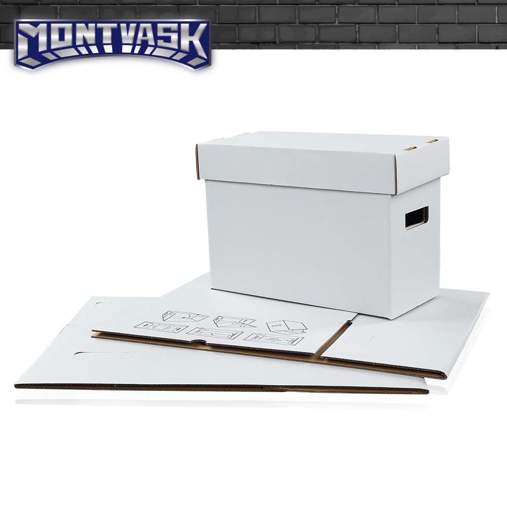 10Pcs Comic Books Storage Boxes Short Holds 150-175 Stackable Durable Archive US