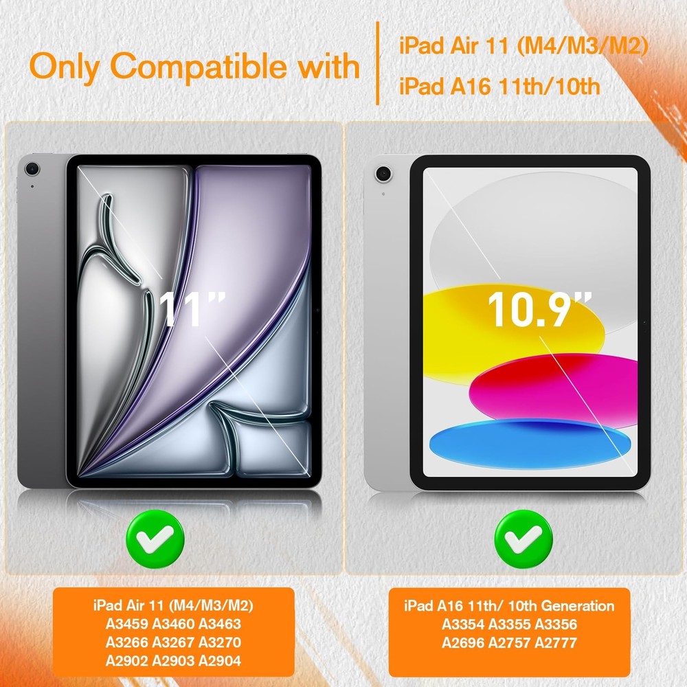 KCT 2 Pack Paperfeel Screen Protector Compatible with iPad A16 11th 10.9‘’
