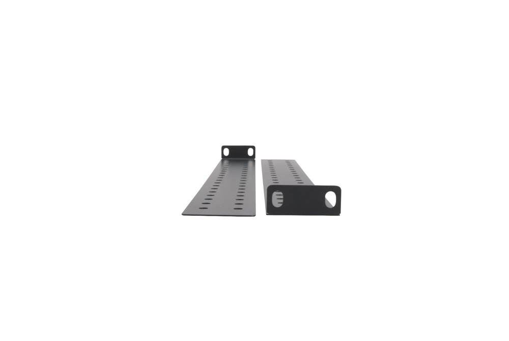 1U Adjustable Network Server Shelf Rails 16.14" Deep, 6 lb Capacity Rack Mounts