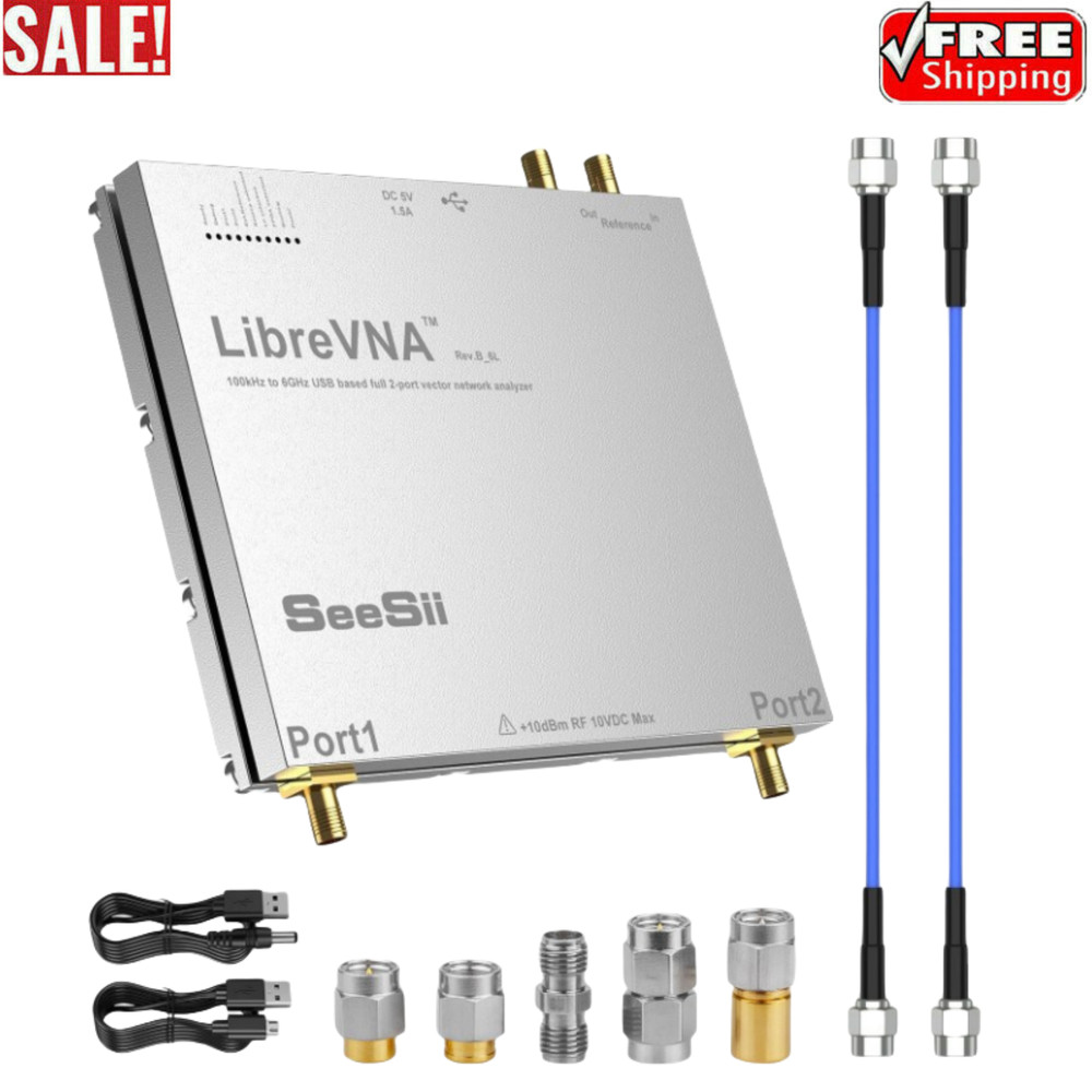 LibreVNA 2.0 Upgraded 100kHz-6GHz Vector Network Analyzer USB Full 2-Port VNA