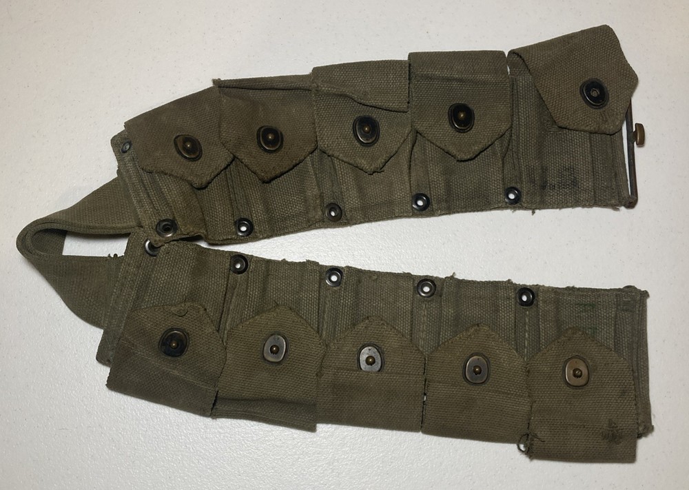 Original WWII US M1 Garand Ammo Cartridge Belt