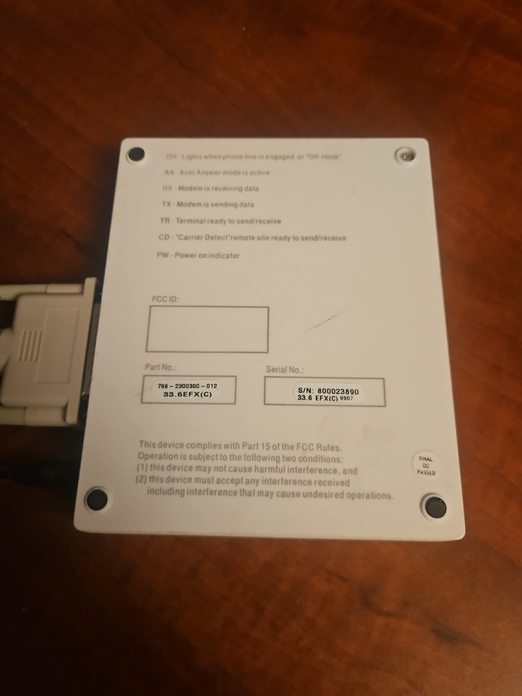 NewCom External 33.6EFX