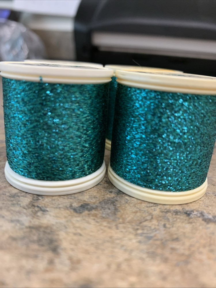 4 Spools MADEIRA Metallic Polyester Embroidery Thread 200M, # 65