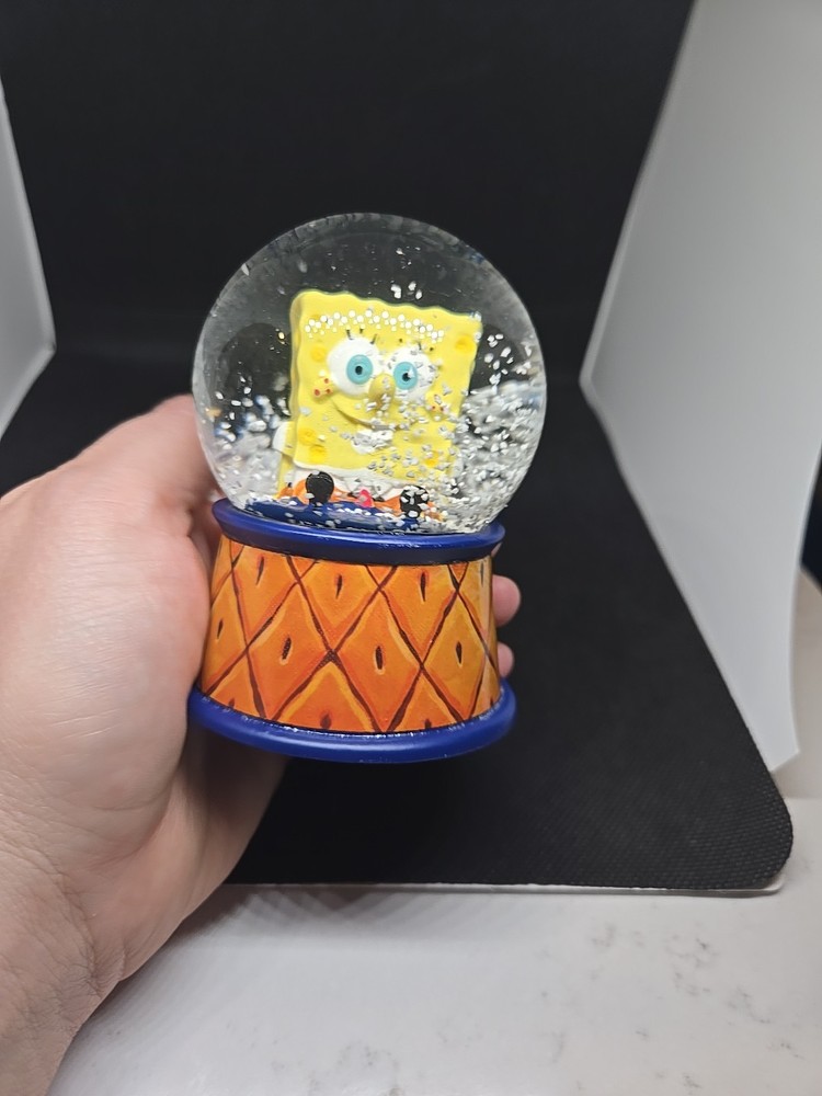 SPONGEBOB SQUAREPANTS & PATRICK Nickelodeon Mini SNOW GLOBES Set!