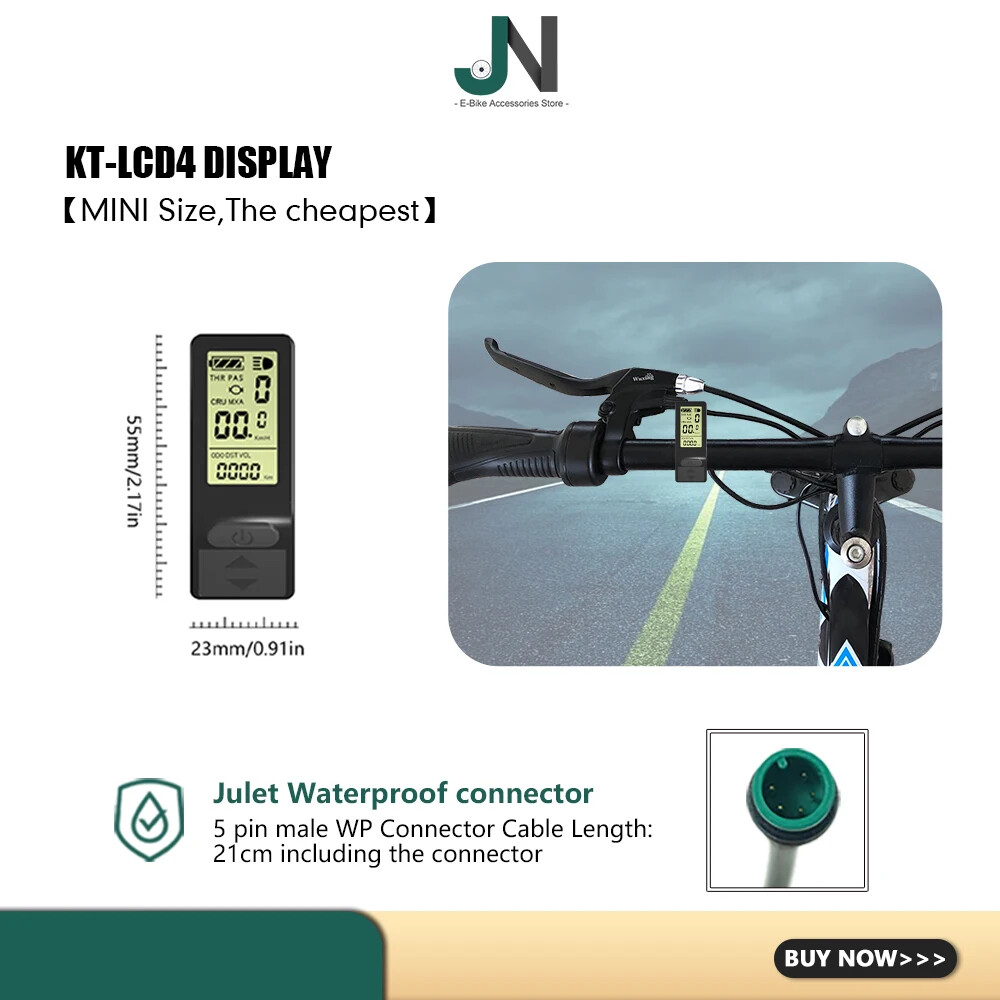 36V 48V 15A Controller Waterproof Conversion Kit with Display Throttle PAS 1T4