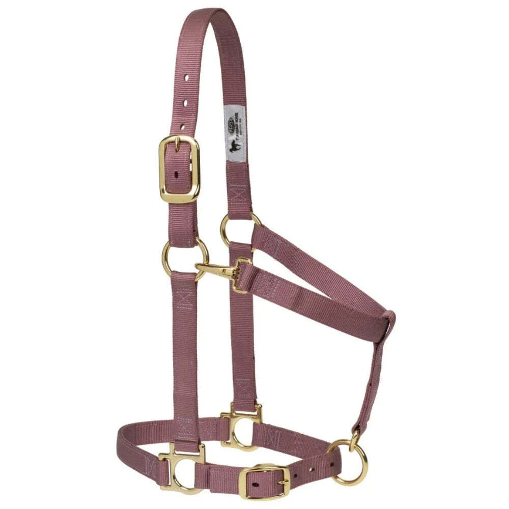 Weaver Leather Basic ADJUSTABLE CHIN AND THROAT SNAP HALTER 3 Sizes, 3 Colors!