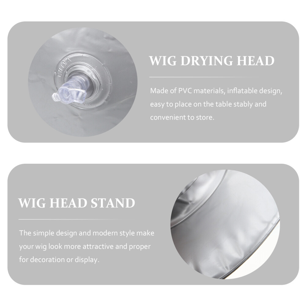 Wig Display Holder Scratch-resistant Support Inflatable Cap Stand