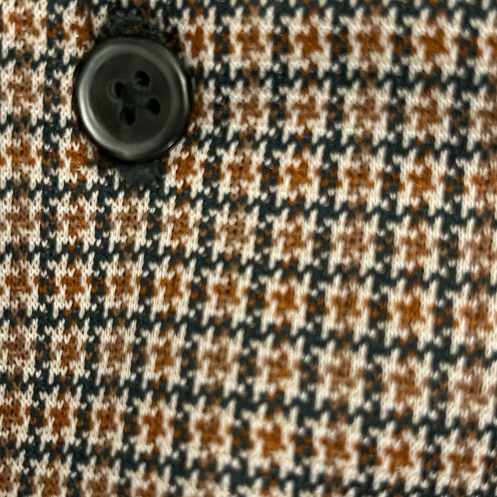 VTG 70s Farah Polyester Pants High Waist Wide Leg Retro Disco Mens Size 34x29