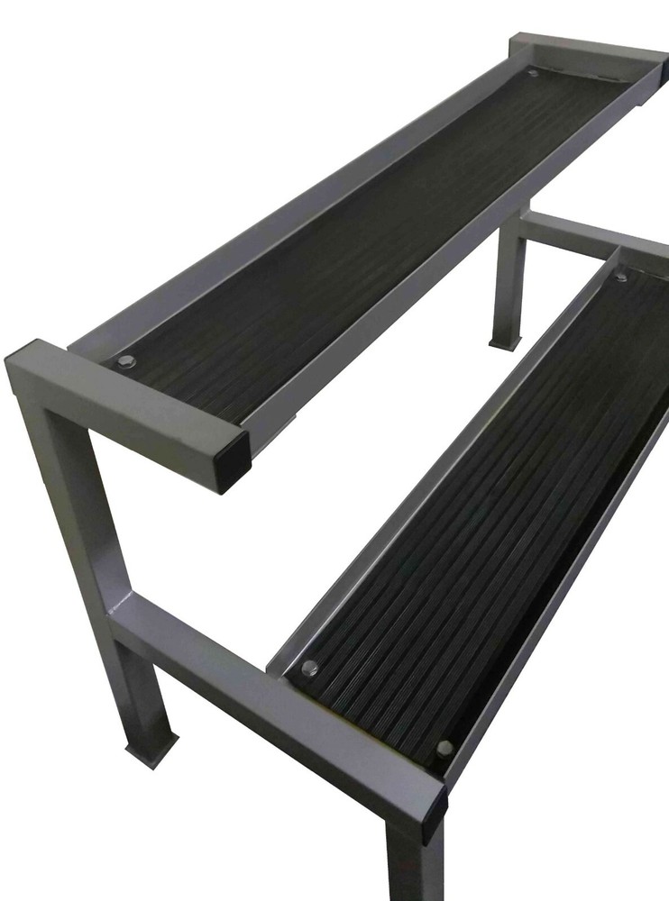 PowerFit Gun metal Kettlebell Rack