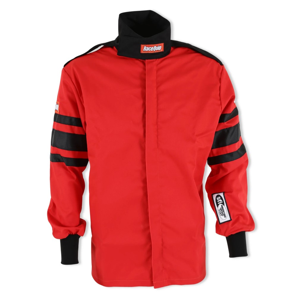 RaceQuip Single Layer Fire Suit Jacket Red - Medium