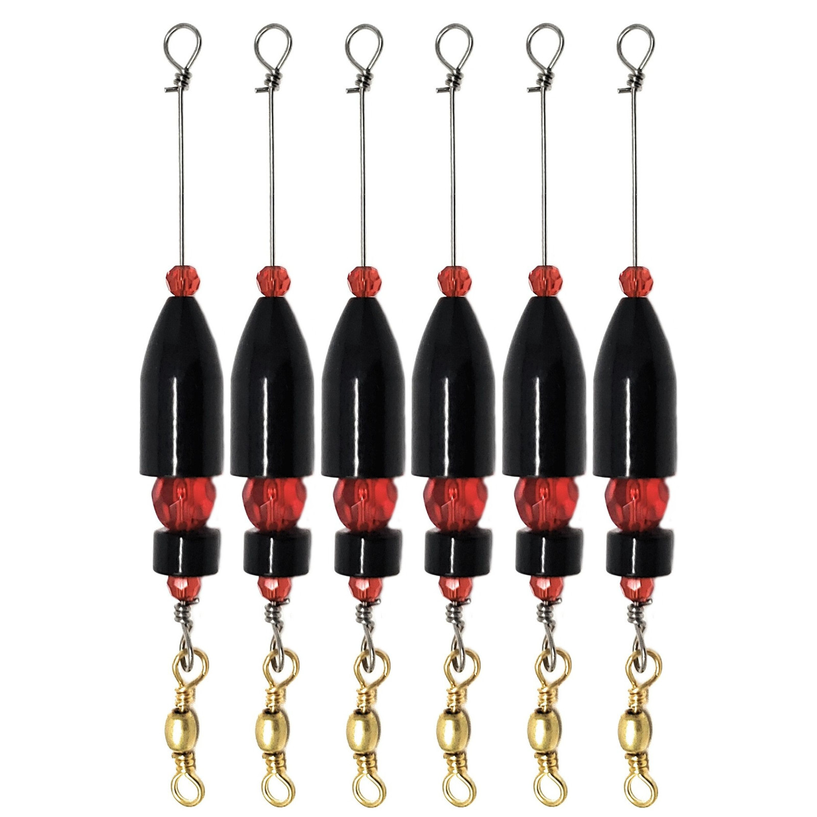 Reaction Tackle Carolina Rig/Brass Ready Rig - 6 Pack