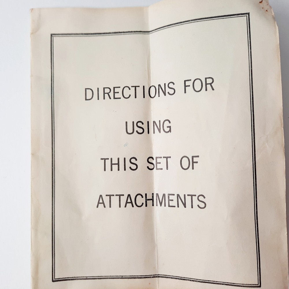 Vintage Sewing Attachments Edgestitcher Multi Slotted Binder Ruffler and More